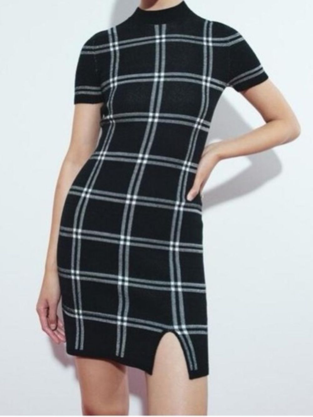 Abercrombie Checkered Knit Dress